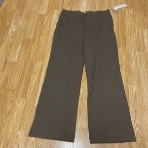 New Pink Twill Toupe slacks size 6